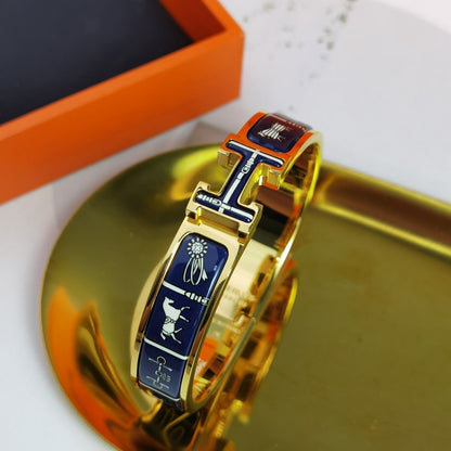 [Revel Jewelry]H COUVERTURES DARK BLUE BRACELET