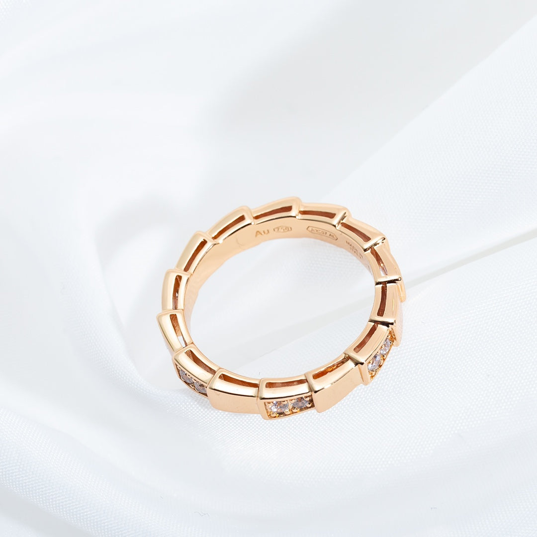 [Revel]SERPENTI RING PINK GOLD  3MM