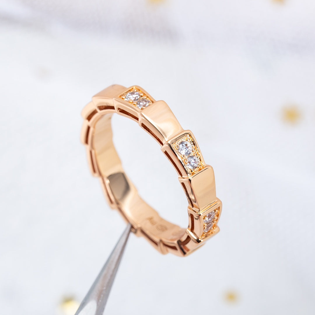 [Revel]SERPENTI RING PINK GOLD  3MM
