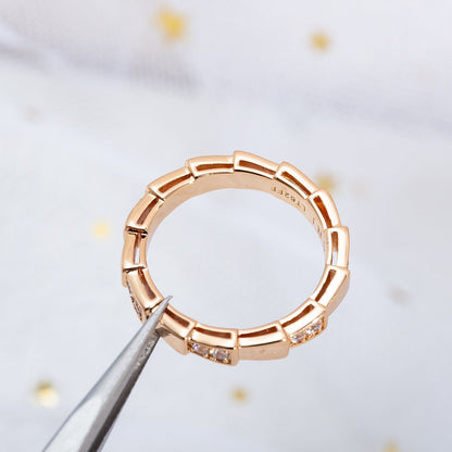 [Revel]SERPENTI RING PINK GOLD  3MM