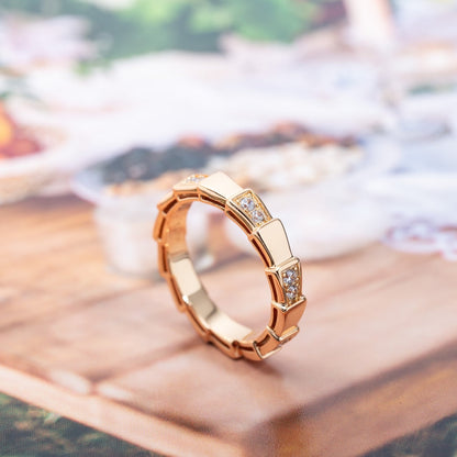 [Revel]SERPENTI RING PINK GOLD  3MM