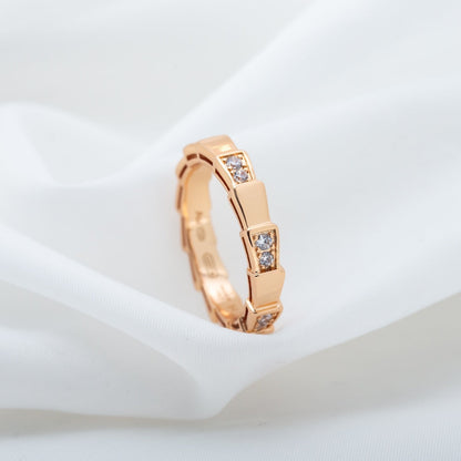 [Revel]SERPENTI RING PINK GOLD  3MM