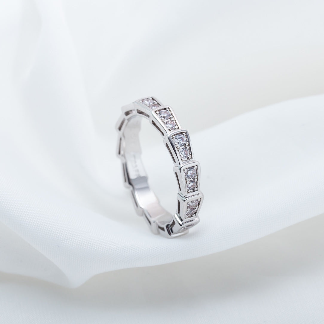 [Revel]SERPENTI RING SILBER DIAMANT PAVE 3MM