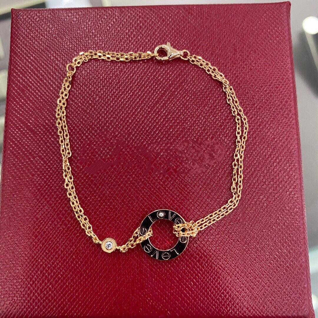 [Revel Jewelry]LOVE BRACELET 2 DIAMOND