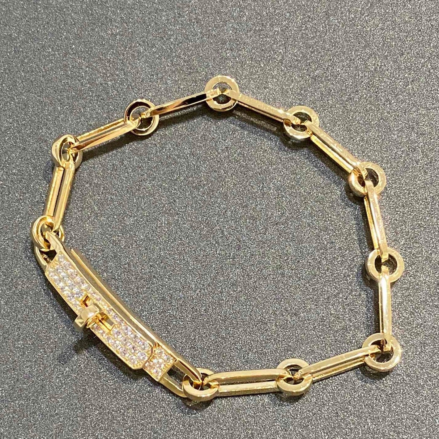 [Revel Jewelry]CHAINE BRACELET SMALL MODEL DIAMOND
