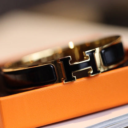 [Revel Jewelry]H BRACELET 12MM GOLD
