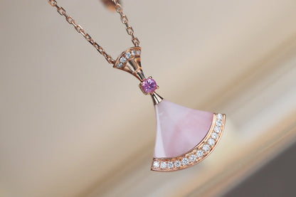 [Revel]DREAM NECKLACE PINK MOP DIAMOND
