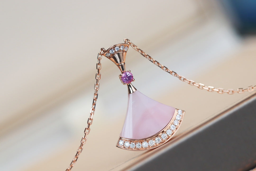 [Revel]DREAM NECKLACE PINK MOP DIAMOND