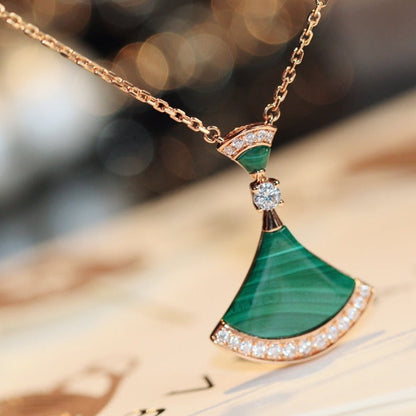 [Revel]DREAM NECKLACE MALACHITE DIAMOND