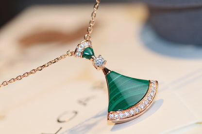 [Revel]DREAM NECKLACE MALACHITE DIAMOND
