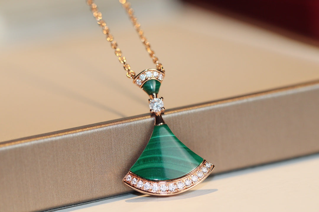 [Revel]DREAM NECKLACE MALACHITE DIAMOND
