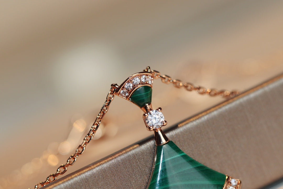 [Revel]DREAM NECKLACE MALACHITE DIAMOND