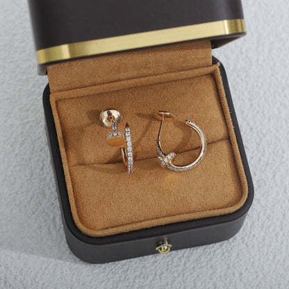 [Revel Jewelry]ジュスト イヤリング 12.75MM ピンクゴールド ダイヤモンド
