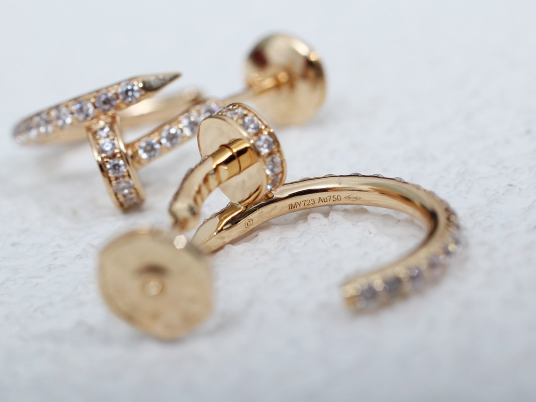 [Revel Jewelry]ジュスト イヤリング 12.75MM ピンクゴールド ダイヤモンド