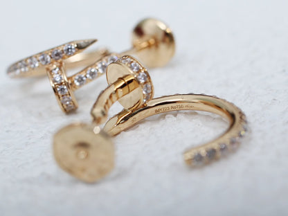 [Revel Jewelry]ジュスト イヤリング 12.75MM ピンクゴールド ダイヤモンド