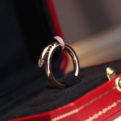 [Revel Jewelry]JUSTE RING 2.65MM ROSÉGOLD DIAMANT