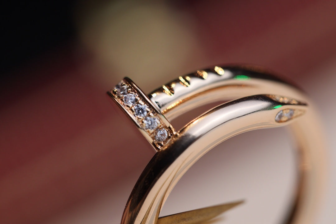 [Revel Jewelry]JUSTE RING 2.65MM ROSÉGOLD DIAMANT