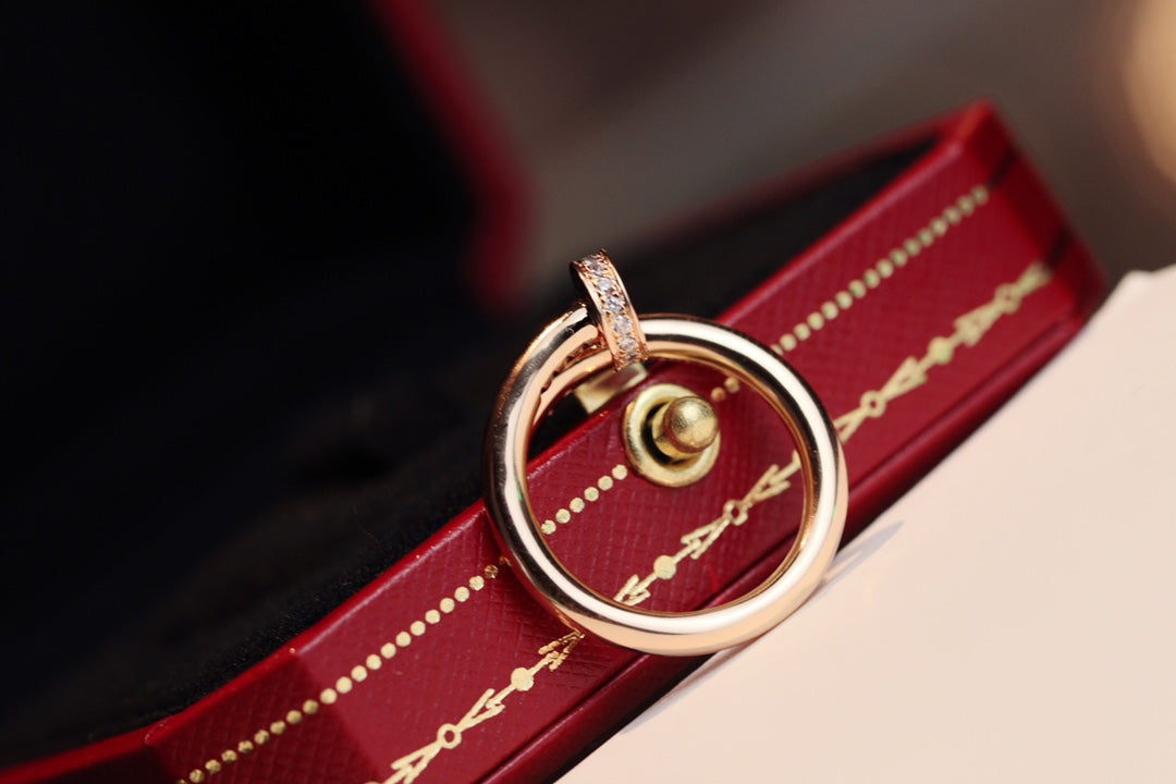 [Revel Jewelry]JUSTE RING 2.65MM ROSÉGOLD DIAMANT