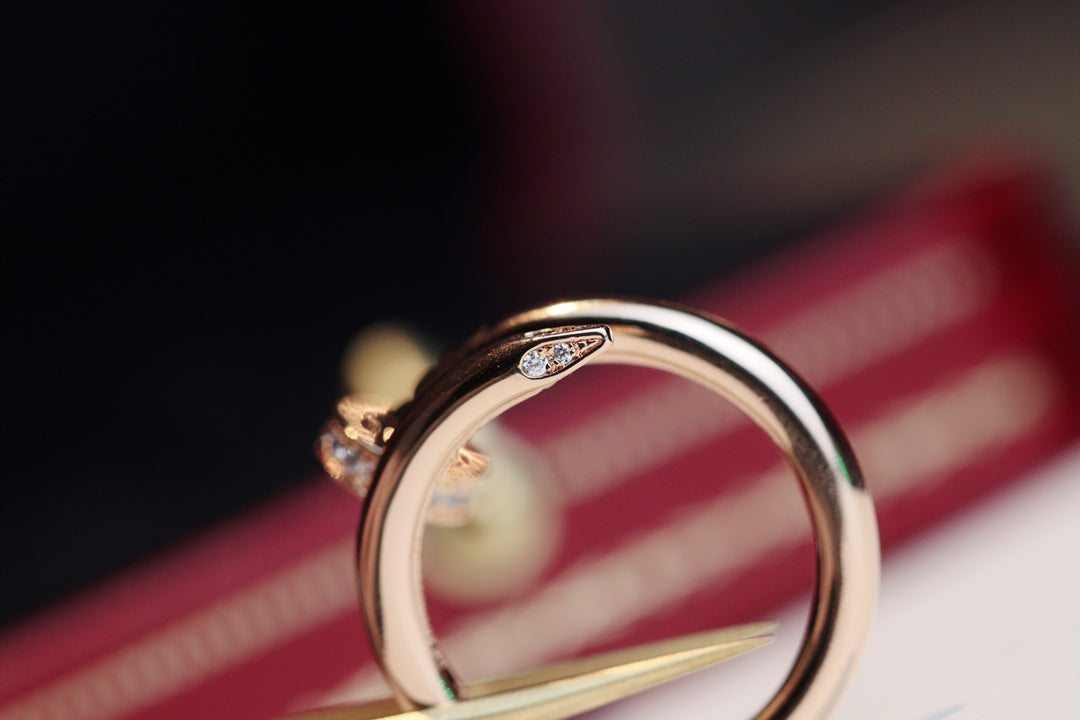 [Revel Jewelry]JUSTE RING 2.65MM ROSÉGOLD DIAMANT