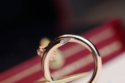 [Revel Jewelry]JUSTE RING 2.65MM ROSÉGOLD DIAMANT