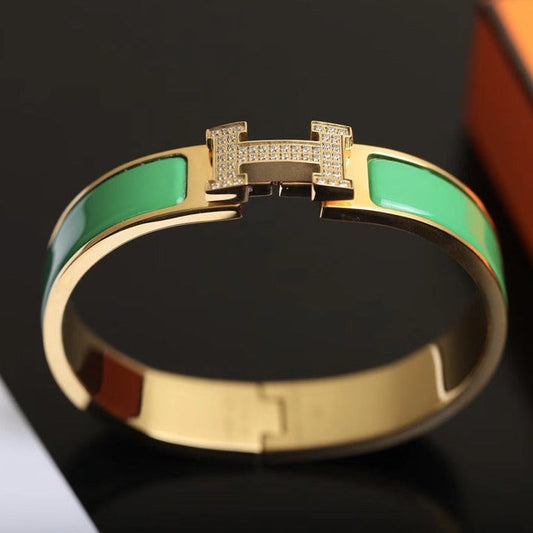 [Revel Jewelry]H BRACELET GOLD DIAMOND