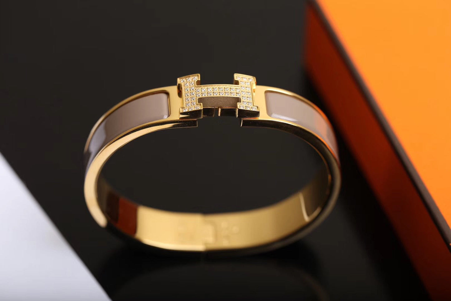 [Revel Jewelry]H BRACELET GOLD DIAMOND