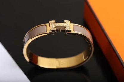 [Revel Jewelry]H BRACELET GOLD DIAMOND