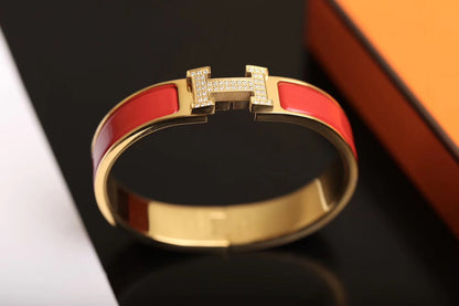 [Revel Jewelry]H BRACELET GOLD DIAMOND