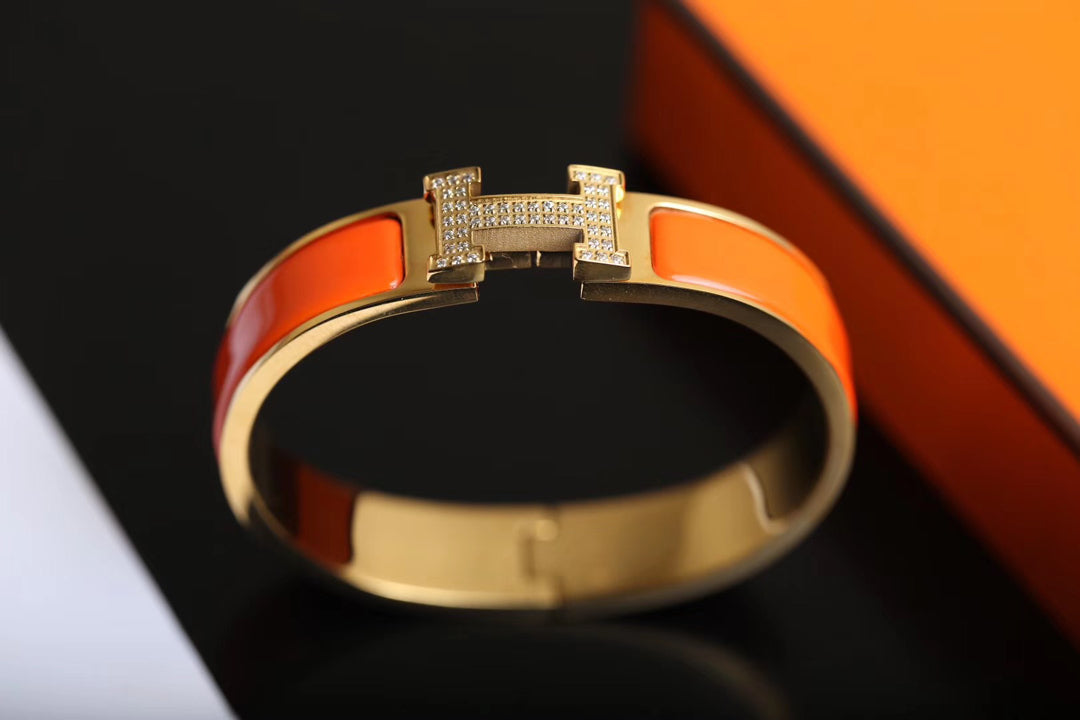 [Revel Jewelry]H BRACELET GOLD DIAMOND