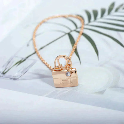 [Revel Jewelry]AMULETTE-ANHÄNGER-HALSKEtte AUS ROSEGOLD