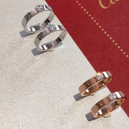 [Revel Jewelry]LOVE RING 3.6MM 1 BIG DIAMOND