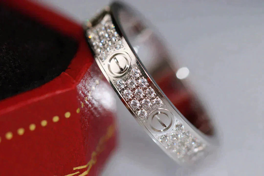 [Revel Jewelry]LOVE RING 3.6MM DIAMOND PAVED