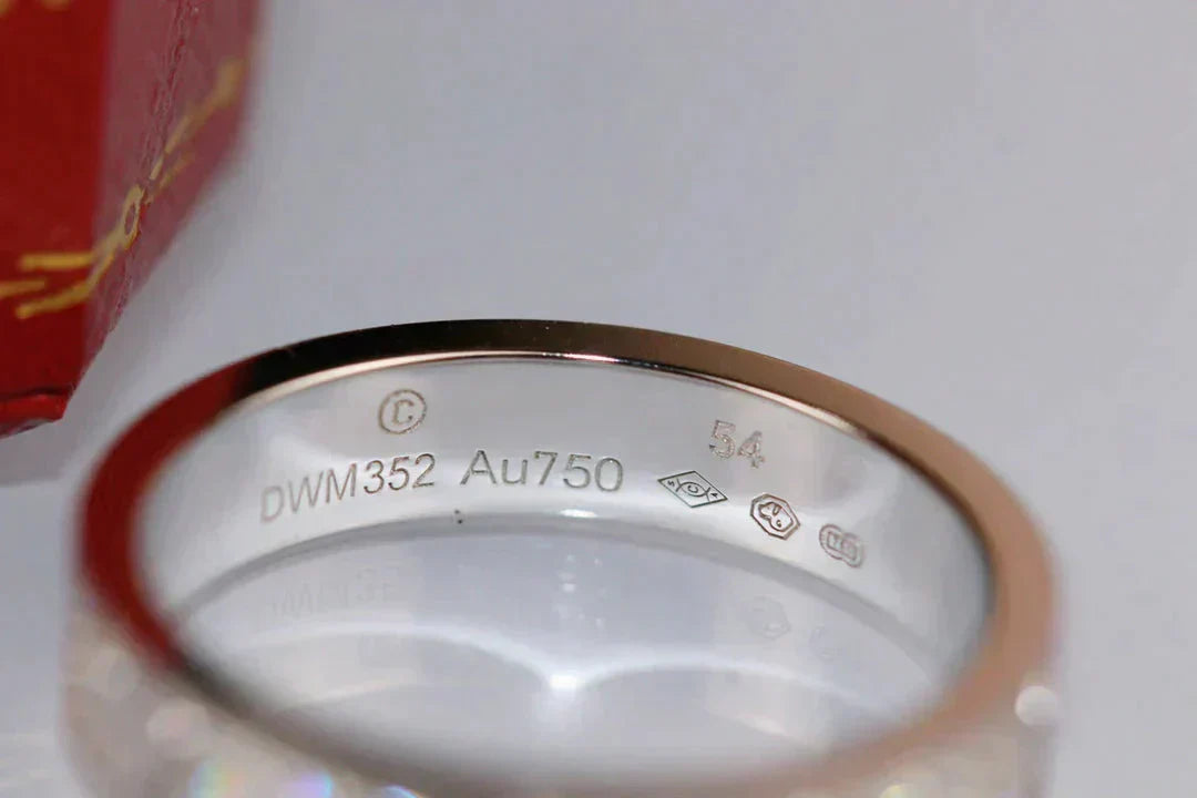 [Revel Jewelry]LOVE RING 3.6MM DIAMOND PAVED