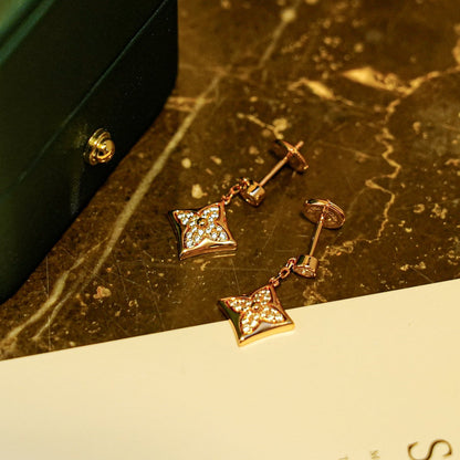 [Revel Jewelry]STAR DIAMONDS EARRINGS GOLD