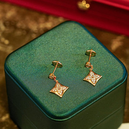 [Revel Jewelry]STAR DIAMONDS EARRINGS GOLD