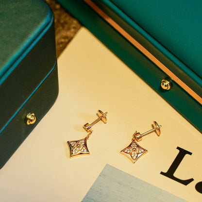 [Revel Jewelry]STAR DIAMONDS EARRINGS GOLD
