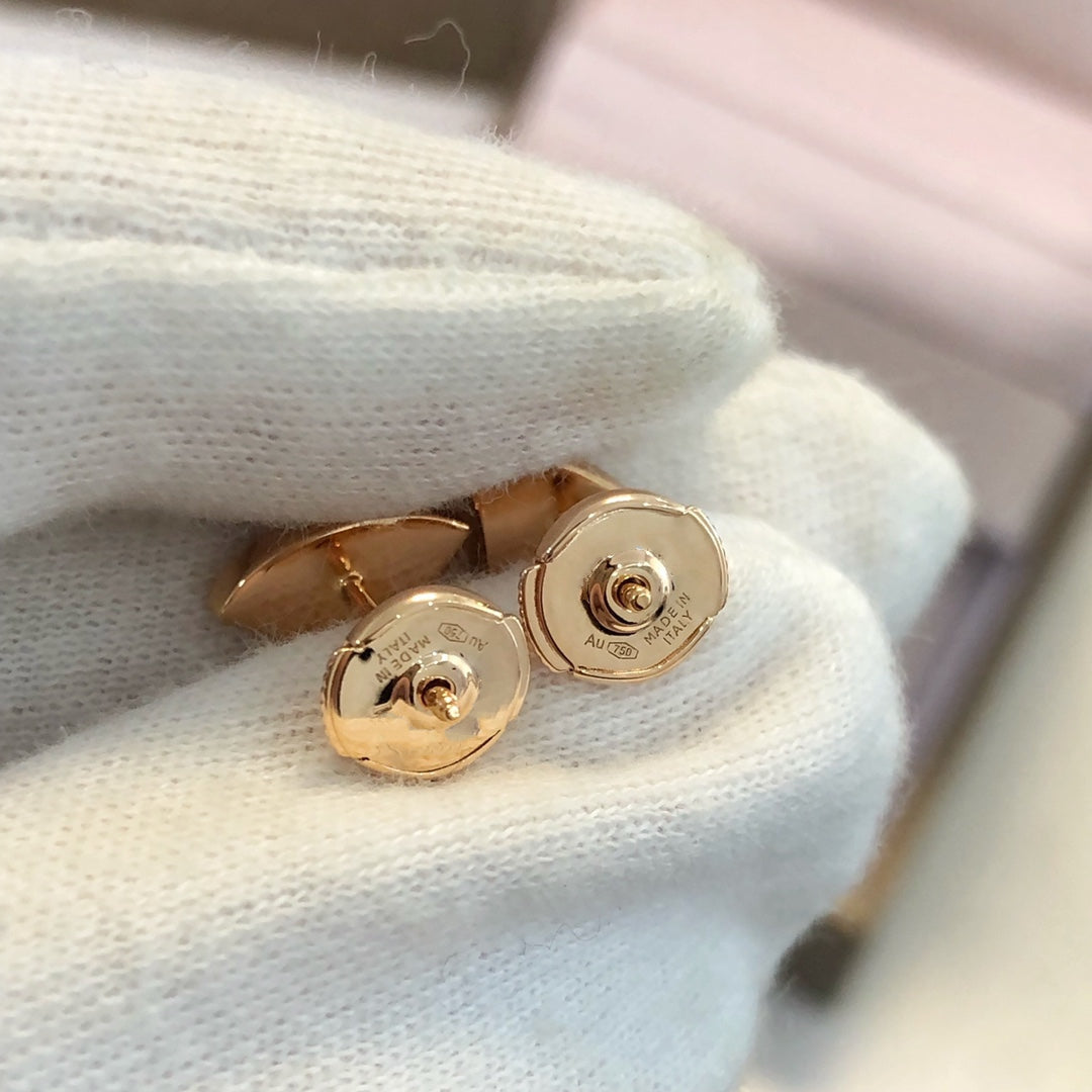 [Revel]DREAM EARRINGS 3 MOTIFS ONYX MOP PINK GOLD