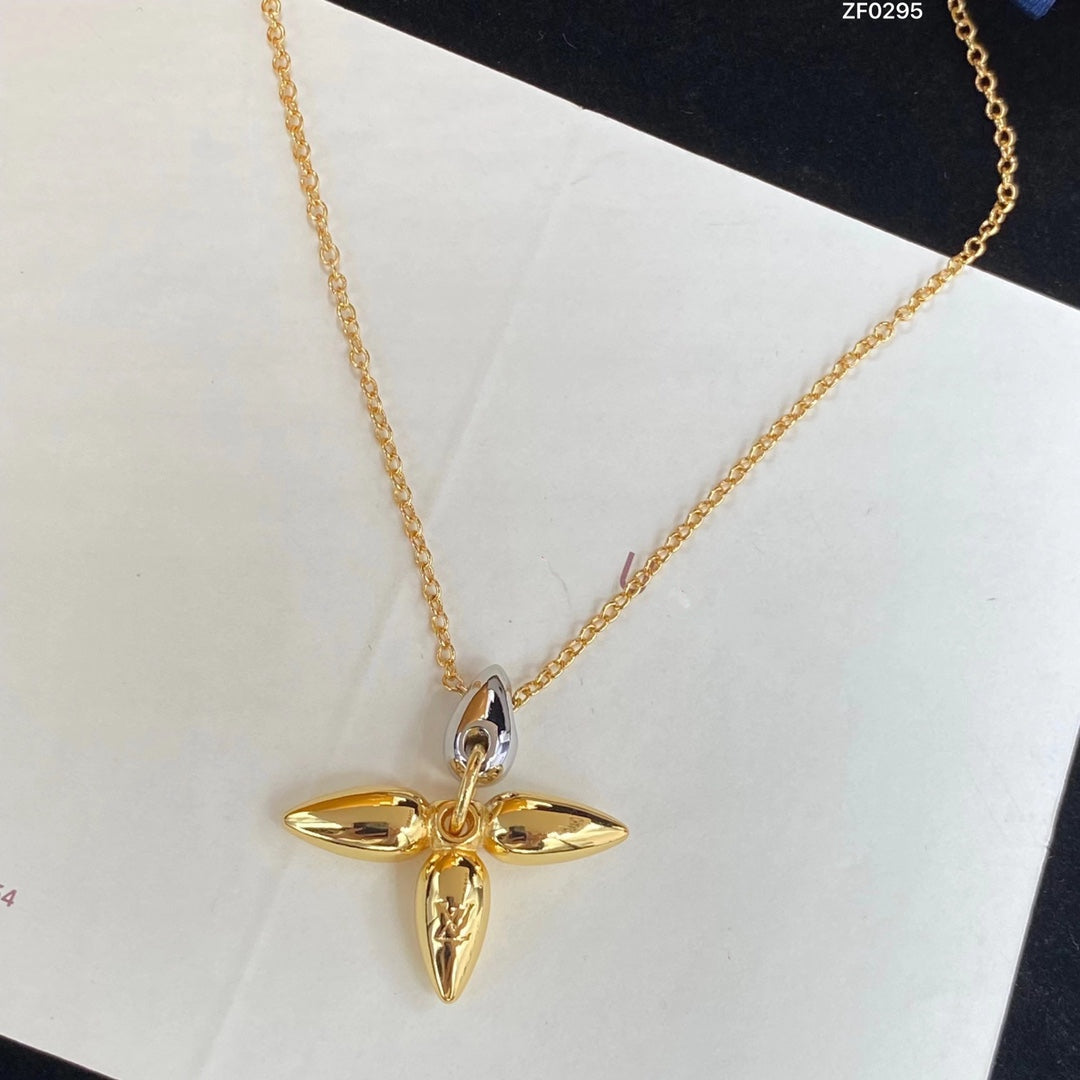 [Revel Jewelry]LOUISETTE PEDANT GOLD NECKLACE