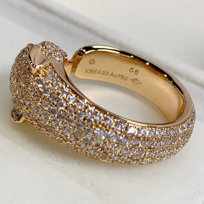 [Revel Jewelry]PANTHERE PINK GOLD DIAMOND RING