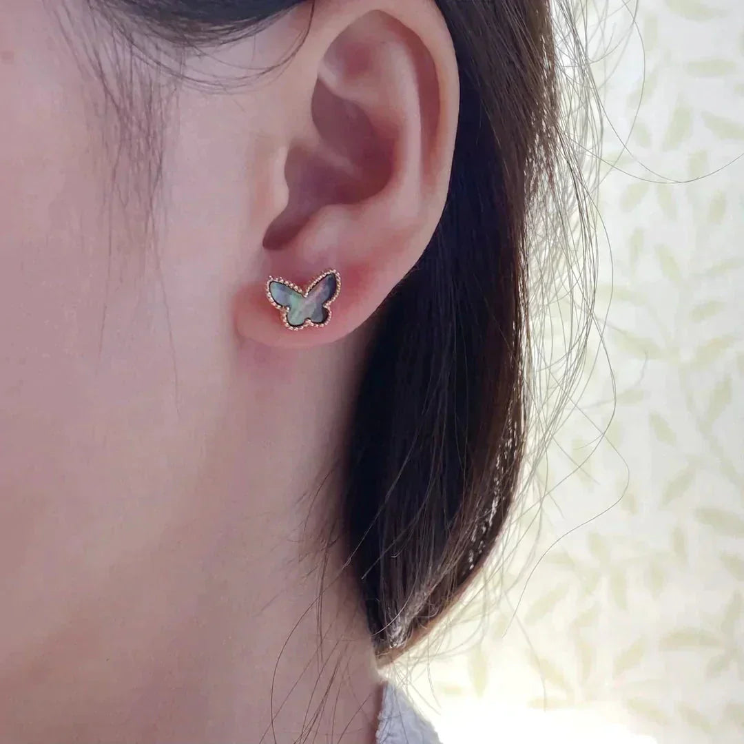 [Revel Jewelry]BUTTERFLY DARK MOP  EARRINGS