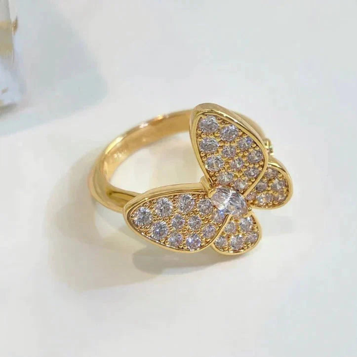 [Revel Jewelry]BUTTERFLY DIAMOND RING
