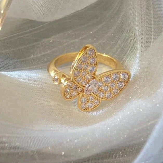 [Revel Jewelry]BUTTERFLY DIAMOND RING