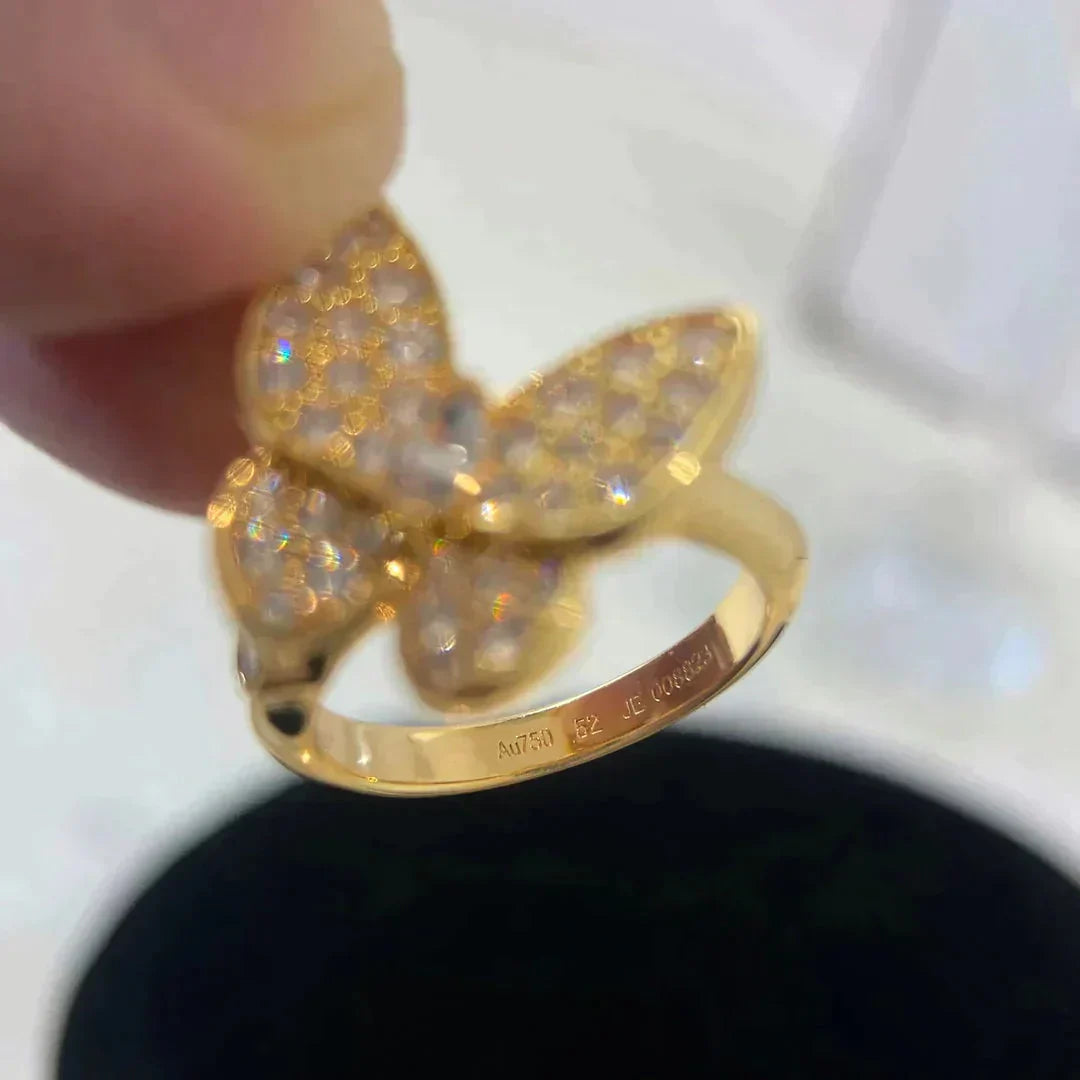 [Revel Jewelry]BUTTERFLY DIAMOND RING