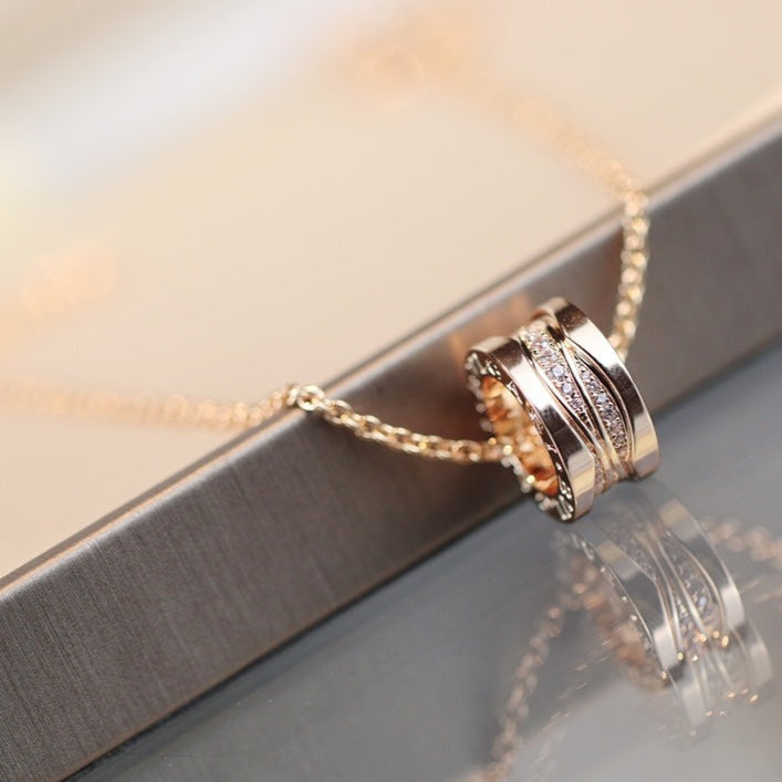 [Revel]ZERO 1 PINK GOLD DIAMANTEN HALSKETTE