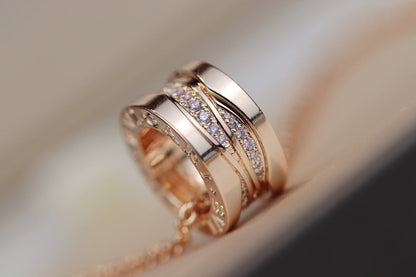 [Revel]ZERO 1 PINK GOLD DIAMANTEN HALSKETTE