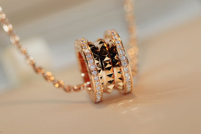 [Revel]ZERO 1 ROCK ANHÄNGER ROSÉGOLD HALSKETTE