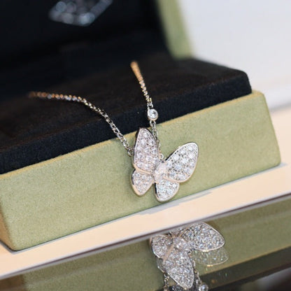 [Revel Jewelry]BUTTERFLY DIAMOND NECKLACE