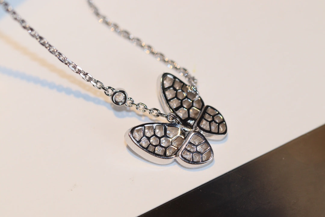 [Revel Jewelry]BUTTERFLY DIAMOND NECKLACE