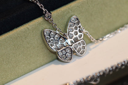 [Revel Jewelry]BUTTERFLY DIAMOND NECKLACE