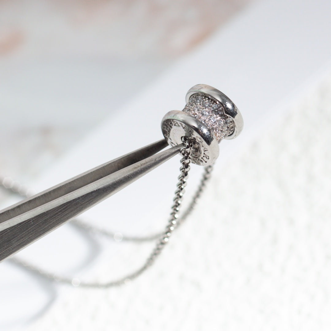 [Revel]ZERO 1 SILBERNE DIAMANTENHALSKETTE